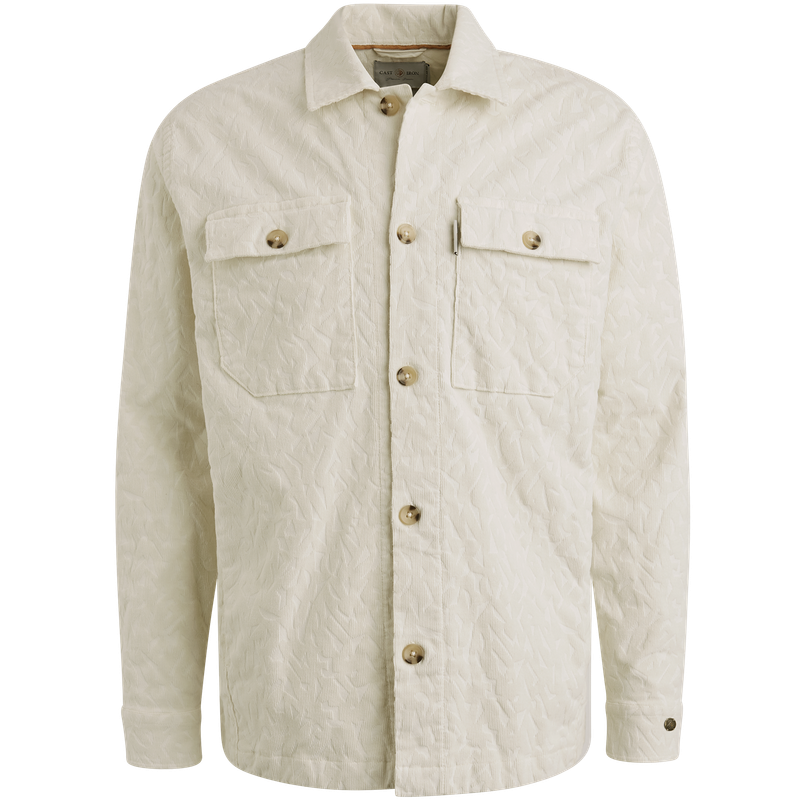 Cast Iron LONG SLEEVE SHIRT Ribcord Tonal pr