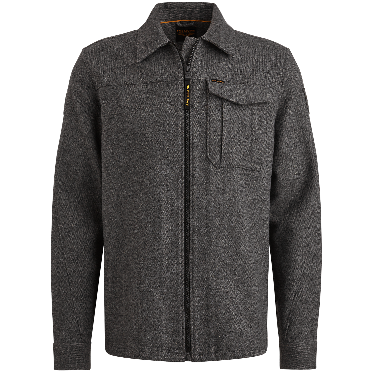 PME Legend LONG SLEEVE SHIRT Woolblend Herrin