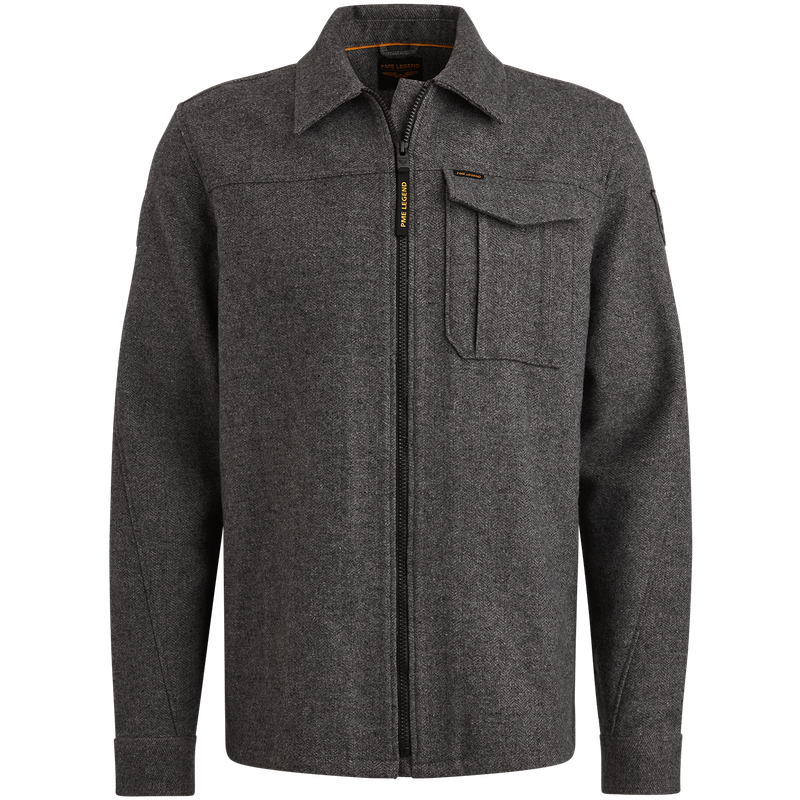 PME Legend LONG SLEEVE SHIRT Woolblend Herrin