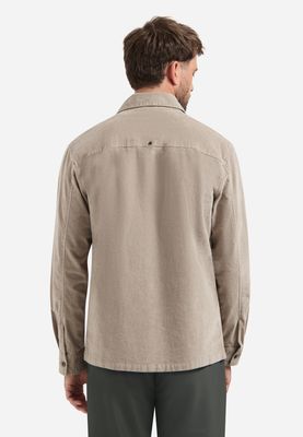 No Excess Overshirt Buttons Twill Stretch