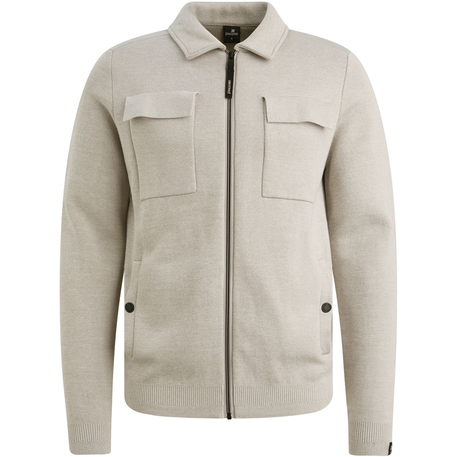 Vanguard Zip jacket cotton modal mouline bo