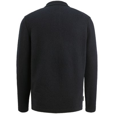 Cast Iron Long sleeve polo shirt regular woo