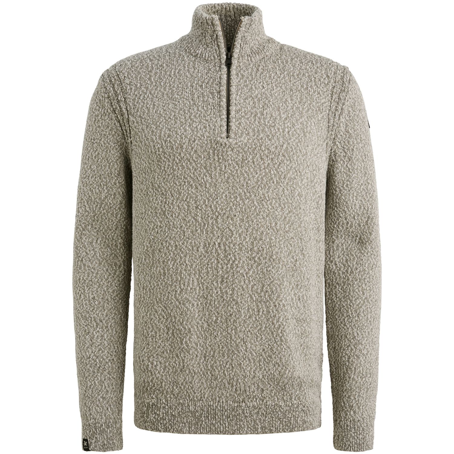 Vanguard Half zip collar cotton slub  3 ton