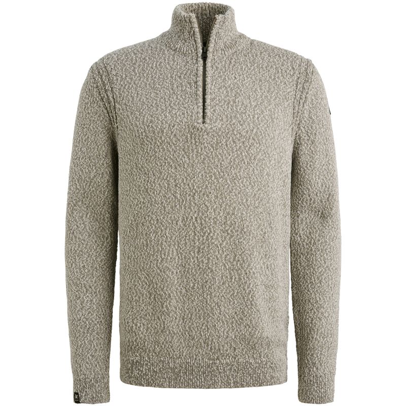 Vanguard Half zip collar cotton slub  3 ton