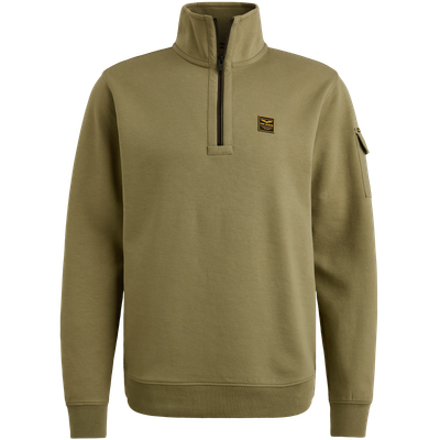 PME Legend Half zip collar interlock jersey