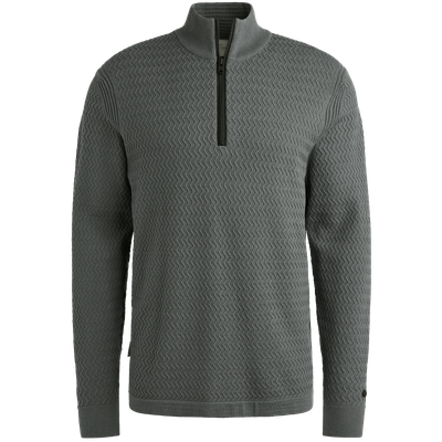 Cast Iron Half zip collar ecovero