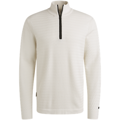 Cast Iron Half zip collar ecovero