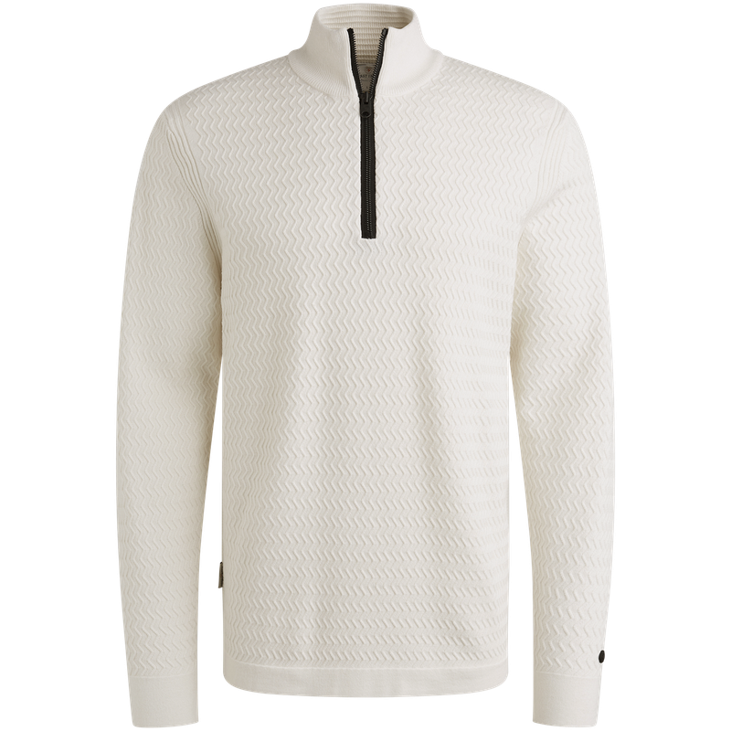 Cast Iron Half zip collar ecovero