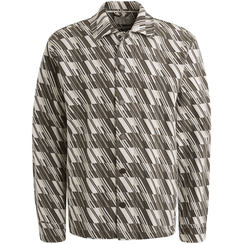 Cast Iron LONG SLEEVE SHIRT Tech Jacquard Cast Iron LONG SLEEVE SHIRT Tech Jacquard