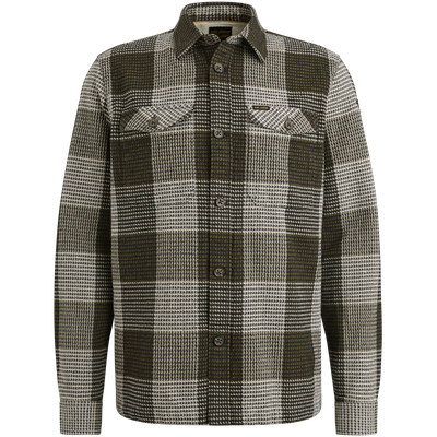 PME Legend LONG SLEEVE SHIRT Structure Block