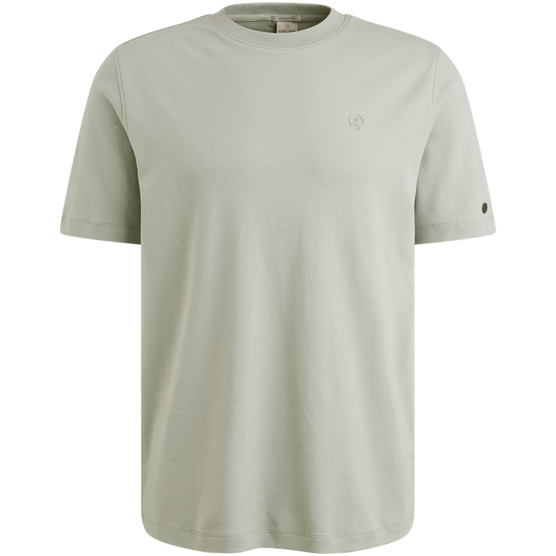 Cast Iron Short sleeve r-neck regular fit in