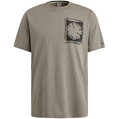 Cast Iron Short sleeve r-neck regular fit si