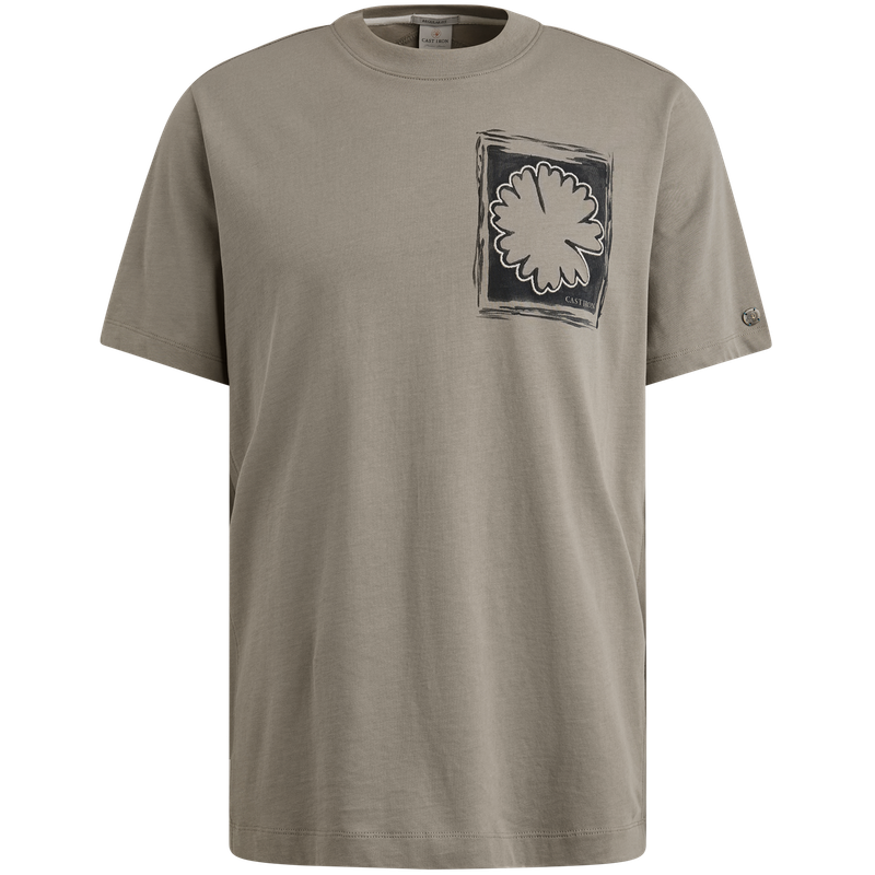 Cast Iron Short sleeve r-neck regular fit si