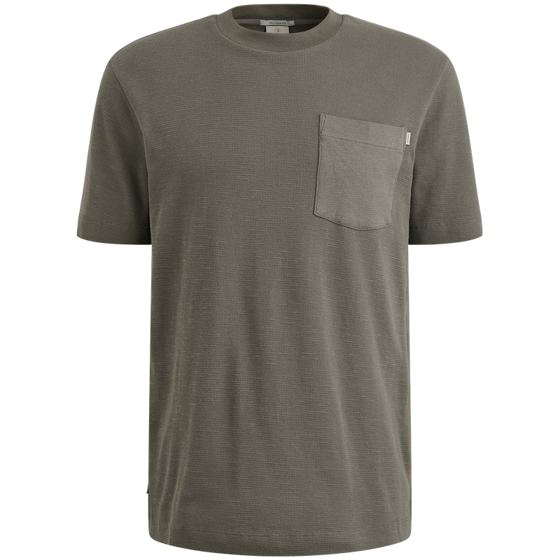 Cast Iron Short sleeve r-neck regular fit wa