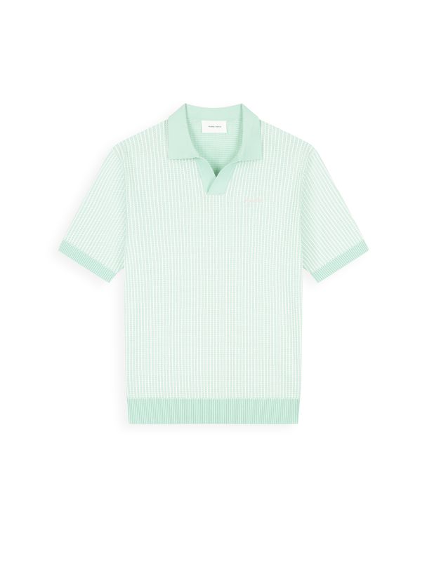 Pure Path Ladder stitch knitted polo