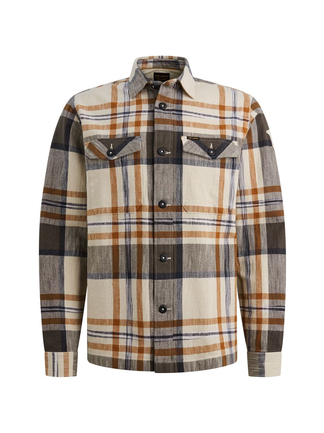 PME Legend LONG SLEEVE SHIRT Big Check inject