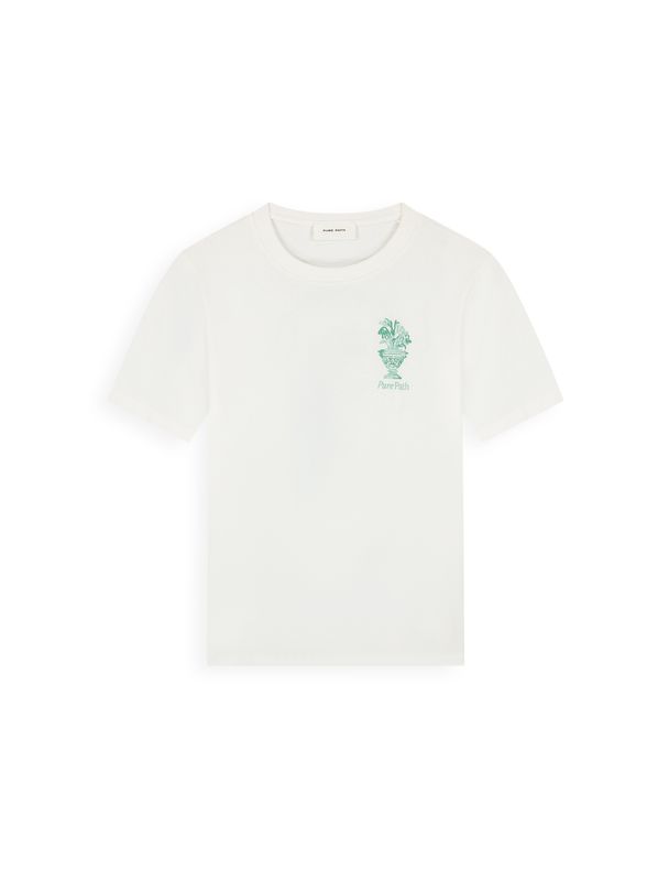 Pure Path Embroidered Vase T-shirt