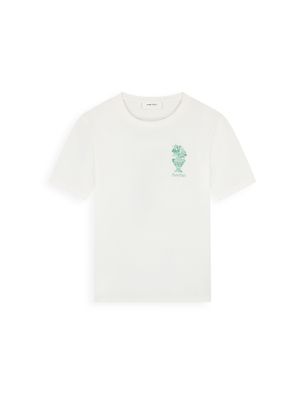 Pure Path Embroidered Vase T-shirt