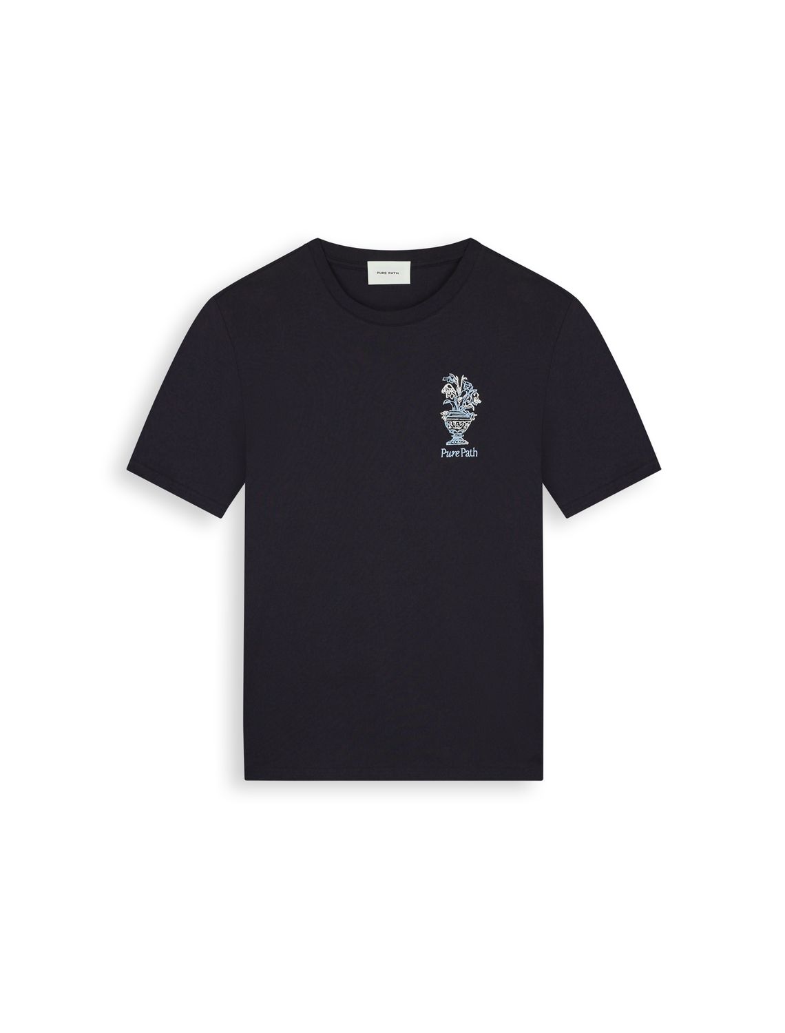 Pure Path Embroidered Vase T-shirt