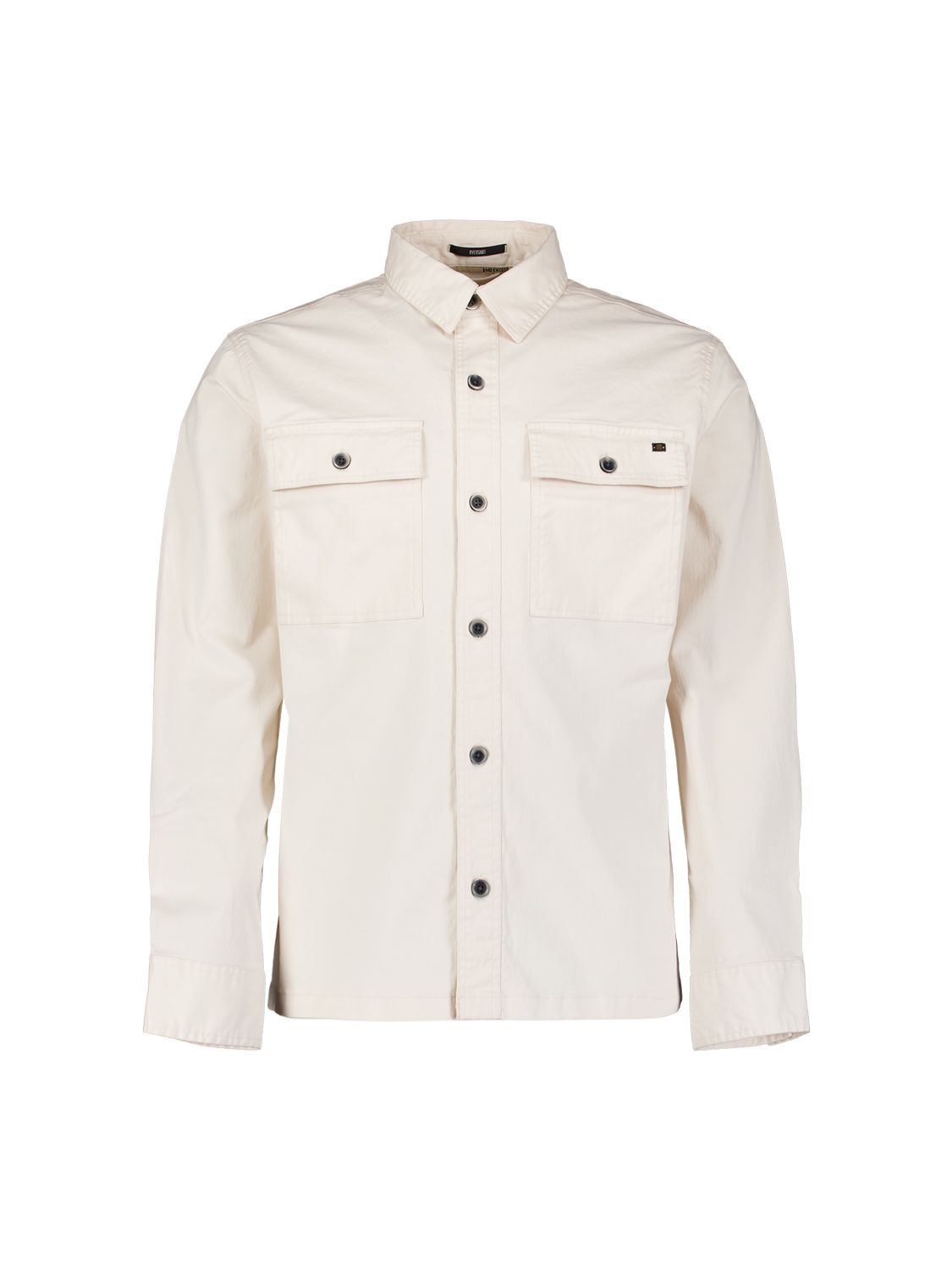 No Excess Overshirt Buttons Twill Stretch