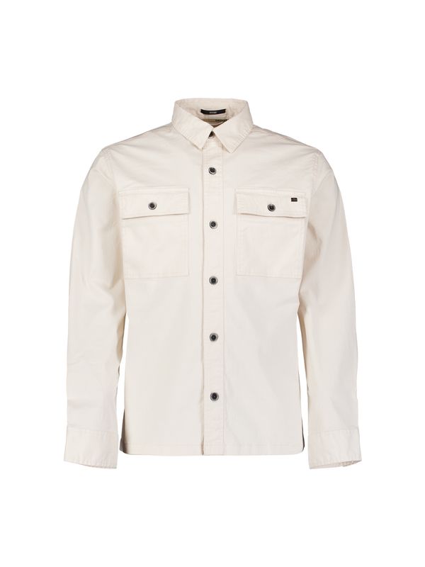 No Excess Overshirt Buttons Twill Stretch