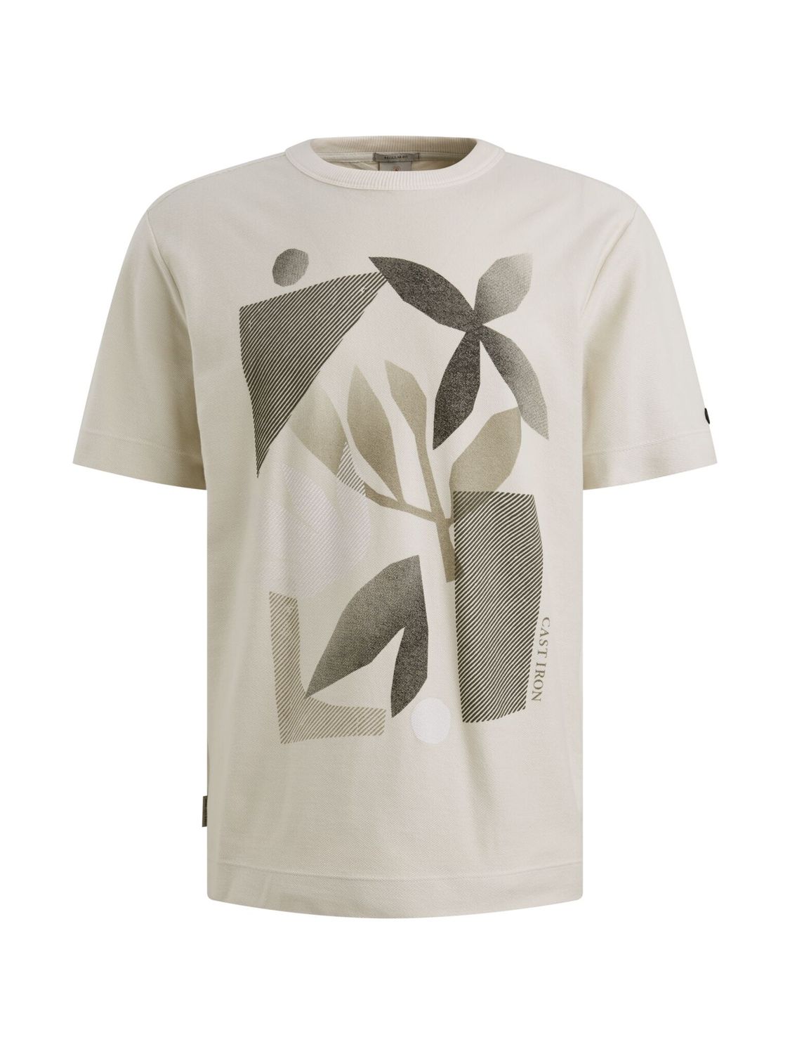 Cast Iron Short sleeve r-neck regular fit tw