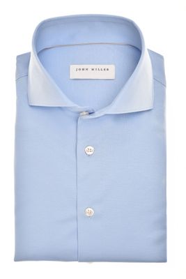 John Miller Shirts Plain:Overhemd