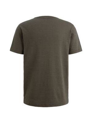 PME Legend Short sleeve r-neck jacquard strip
