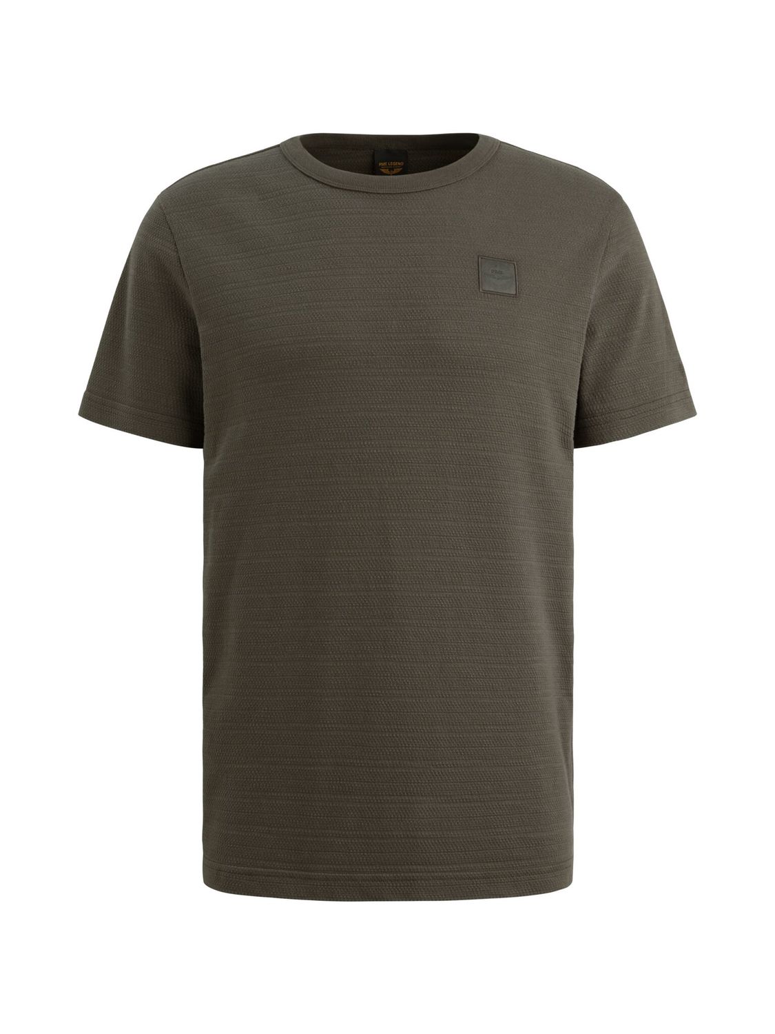PME Legend Short sleeve r-neck jacquard strip