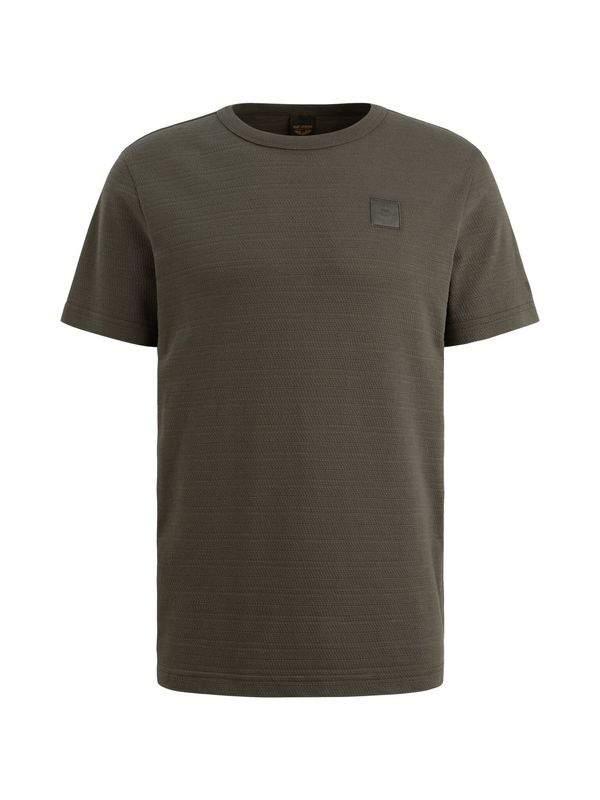 PME Legend Short sleeve r-neck jacquard strip