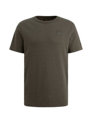 PME Legend Short sleeve r-neck jacquard strip