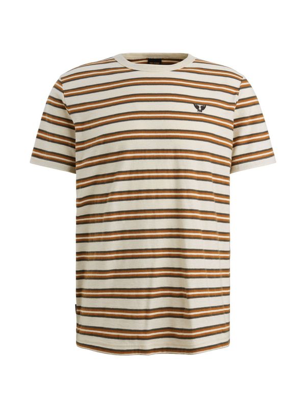PME Legend Short sleeve r-neck stripe mel jer