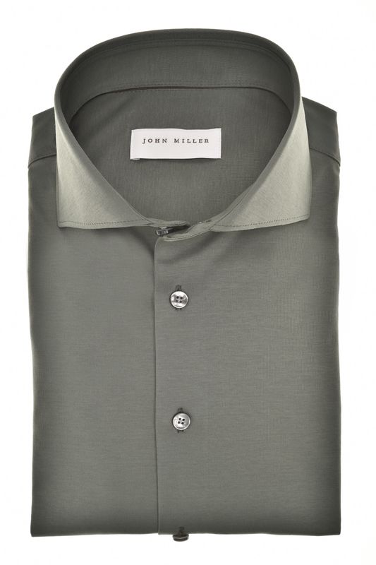 John Miller Shirts Plain:Overhemd