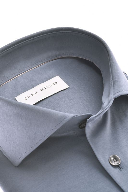 John Miller Shirts Plain:Overhemd