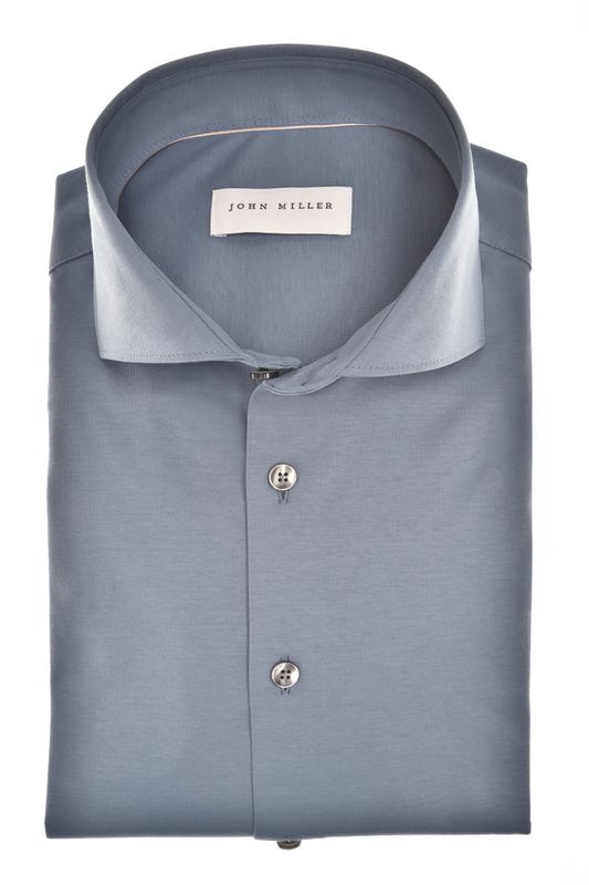 John Miller Shirts Plain:Overhemd