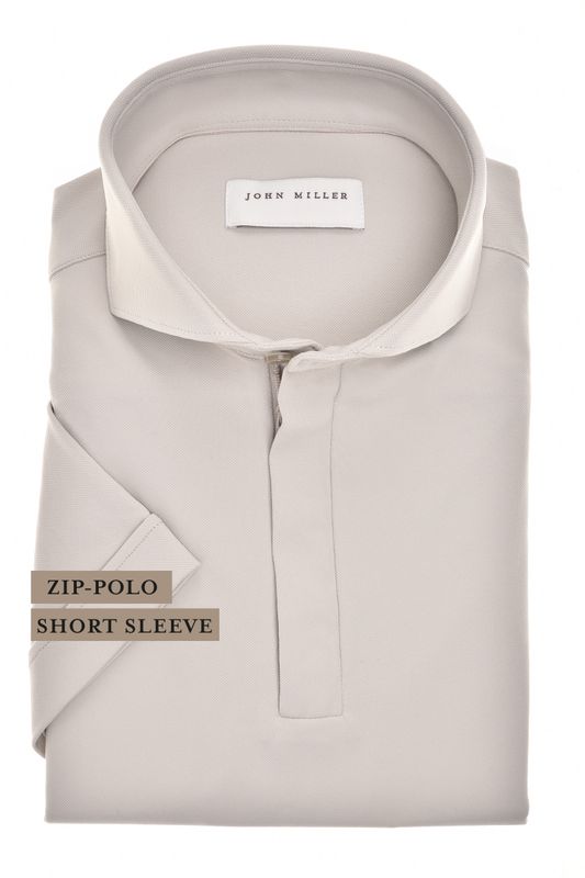 John Miller Shirts Plain:Polo shirt