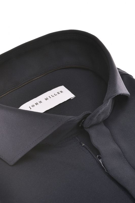 John Miller Shirt flex jersey korte mouw