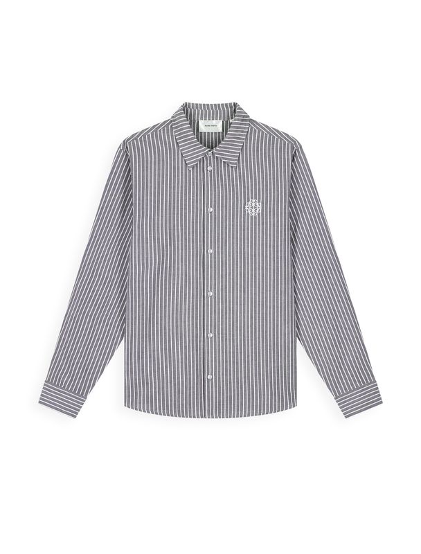 Pure Path Striped cotton longsleeved shirt