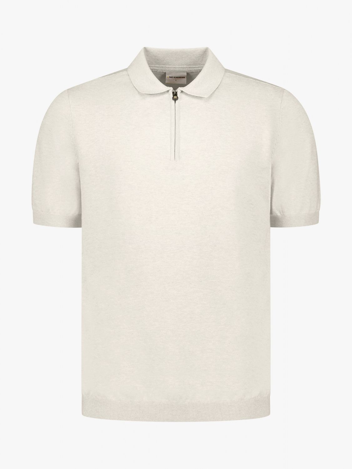 No Excess Pullover Short Sleeve Polo Zip Mela