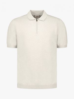 No Excess Pullover Short Sleeve Polo Zip Mela