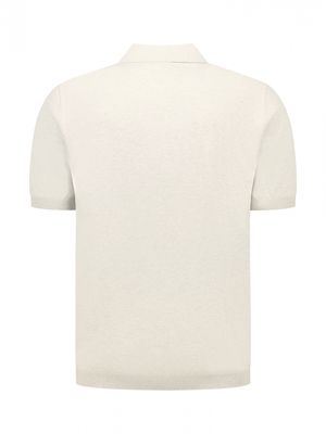 No Excess Pullover Short Sleeve Polo Zip Mela