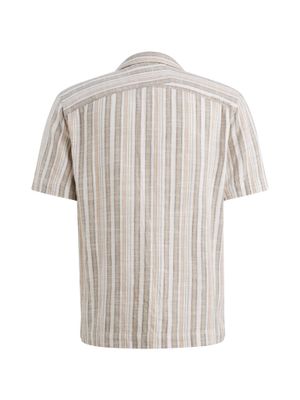 Cast Iron Short Sleeve Shirt Slub Twill stri