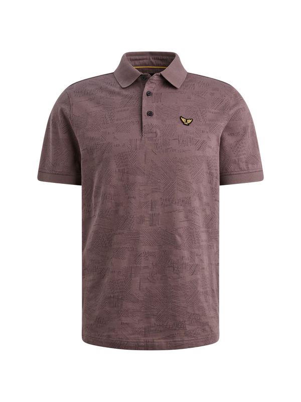 PME Legend Short sleeve polo jacquard jersey