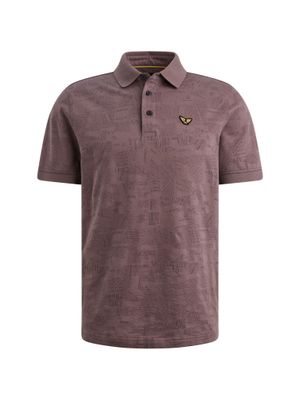 PME Legend Short sleeve polo jacquard jersey