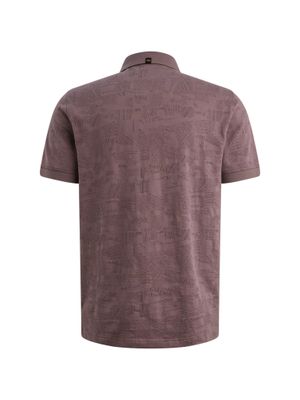 PME Legend Short sleeve polo jacquard jersey