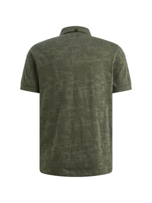 PME Legend Short sleeve polo jacquard jersey
