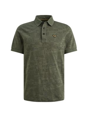 PME Legend Short sleeve polo jacquard jersey