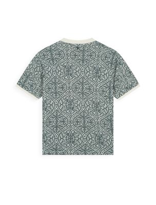 Pure Path Jacquard Pattern T-shirt