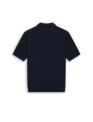 Pure Path Openwork Knit Polo