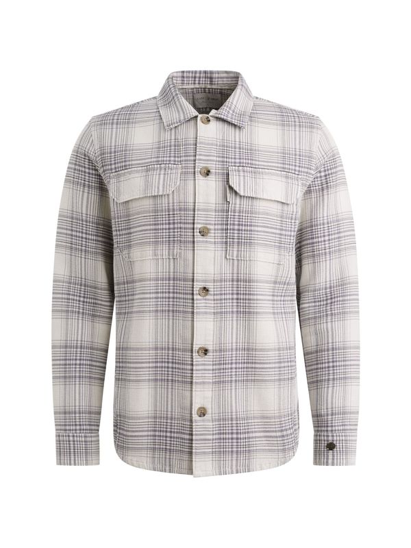 Cast Iron LONG SLEEVE SHIRT Check waffle YD